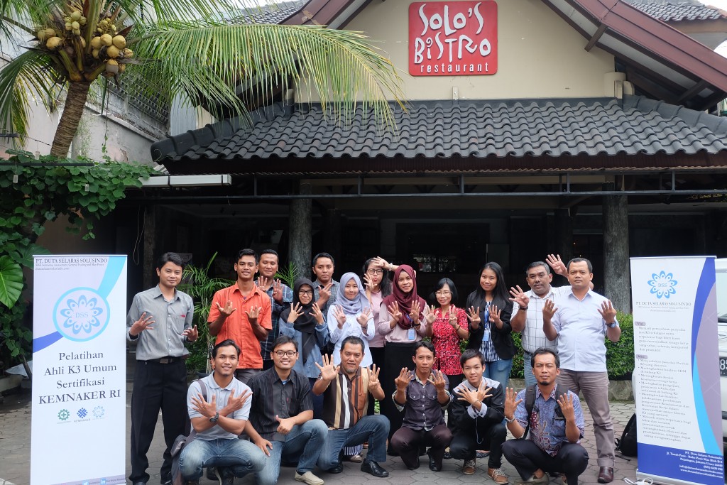 Pembinaan Ahli K3 Umum Sertifikasi KEMNAKER RI Regional Solo 2017 - PT. Duta Selaras Solusindo